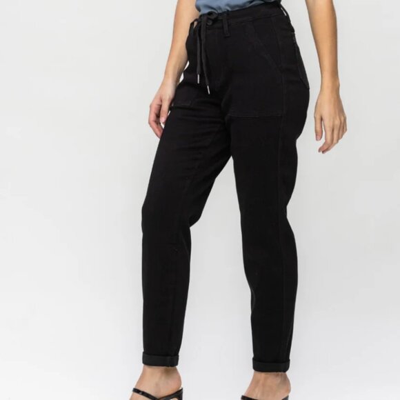 Jet Black Judy Blue Jogger Jeans NWT - Picture 2 of 7